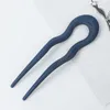 Hair Clips Retro Geometric U-Shaped Sticks For Women Summer Sweet Fork Hairpins Bun Maker Fashion Headdress Accessories