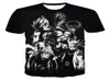 Fairy Tail Natsu Anime T Shirt Erkekler 3D Gömlek Unisex Tee Çift Tee Shirs Çocuk Anime Fanları için Karikatür Gömlek 8 Stil S5XL217Z585461