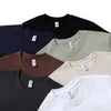 Polos męski 280GSM ciężka bawełniana T-shirt Mężczyzn Krótkie rękawie Zwyciężone tee Trend Kolor Trend Trend Tops Tee Top Qualitys Plus Size 4xll2404