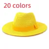 ワイドブリムハットバケツ帽子夏の太陽の帽子パナマワイドストリートハットファッショナブルでカラフルな屋外ジャズビーチメンズとレディースサンハット240424