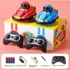 RCバンパーカーおもちゃ2.4gポップアップ人形クラッシュバウンス排出ライトチャイルドリモートコントロールおもちゃギフト240418