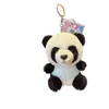 Echter Panda Keychain Plüschspielzeuggroßhandelsbeutel Anhänger Ehepaar Geschenkpuppe Anhänger kleine Puppe