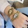 Kadınları İzler Yüksek kaliteli tasarımcı lüks saatler kuvars-bas saatleri moda 25mm izle Montre de lüks hediyeler e4