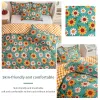 Conjunto de roupas de cama de flores europeias, conjunto de capa de edredão 200x200, capa de cama nórdica 150, tamanho de rei da rainha completa, 1 tampa de edredão, 2 travesseiros