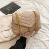 Groothandel damesontwerper Portemonures Luxuremerk Zakken Handtassen voor vrouwen Candy PVC PU Single Chains Koreaanse mode vrouwelijk veter
