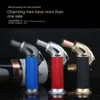 Jet Flame Cigarette Cigar Torch Custom Butane Without Gas Wholesale Metal Kitchen Manufacture Smoking Accessories Lighter