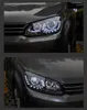 Fari per faro a LED LED VW Touran 2011-20 15 Aggiornamento della lampada DRL DRL Dynamic Lample Light Assemblaggio