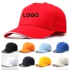 Softbal 100% katoen aangepast borduurwerk logo honkbal pet tekst foto ontwerper golf hoed zonbescherming unisex hiphop piekcap