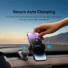 Stands BaseU's voor Tesla Car Telefoonhouder in auto Solar Electric Auto klemt Mobiele telefoonstand GPS Ondersteuning Xiaomi Car Mount voor iPhone