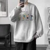 Erkek Hoodies Sweatshirts Sonbahar Mektubu Takip Edin Erkekler İçin Grafik Baskı Tişörtü