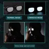 Solglasögon LED Light Luminous Cosplay Eyewear Anime Spoof Glasses Funny Anti-Break Prop Party Club för Halloween