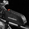 RockBros Bike Tas Waterdichte reflecterende buisbuisjes voor de bovenste frame Grote capaciteit Ultralichte fiets fietsen pannier 1L 240416