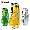 Väskor PGM Golf Bag Women High Quality Waterproof Portable Club Pack Lightweight Bright Transparenta Put All Set Clubs QB131