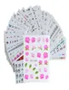 150 sheets Mixed Nail Art Water Transfer Sticker NEW DIY CartoonFlower Beauty Decals Nail Art Decorations2218243