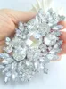 Brooches Crystal Brooch Floroch Florich Statement de luxe Fashion Fancy Rimestone