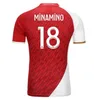 23 24 Monaco Ben Yedder Football Jersey Boadu Maripan Zakaria Player Edition Edition Edition Мужская футбольная толстовка набор Akliouche Детский набор 2024 Balogun Fofana