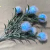 Dekorative Blumen 1PCS 7 Löwenzahnball Künstliche Blume Blume Einzelmöbel Wohnzimmer Dekoration POGROGRAFIE SIMULATION