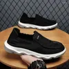 Casual Shoes Mens 2024 Summer Slip-on Men's Breathable Trend Ice Silk Cloth Half Drag Sports