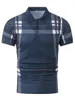 Station indépendante Crossborter Tshirt Mens COM COM PORMORT LAPEL POLO CONSTERNEMENT POLO 240423