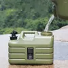 Bouteilles d'eau 3 gallons contenant BPA Puche de camping portable libre avec réservoir de rangement Spigot pour urgence de randonnée