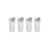 Fléchettes 30 / 50pc Archerie argent argent insert flèche en nock pour id6.2 / 7,6 mm arbalète