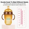 Nutrito Dr.isla Silicone Baby Bottle per l'alimentazione con maniglia per lo svezzamento del bambino bottiglia di capezzolo per bambino 09 mese 150/250ml