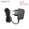 Chargers DC 9V 1A CE UL AUTUNICATO AC 100240 V Ingresso DC 3.5*1.1 Alimentazione Eu Au Au US US UK Plug Adapter Adattatore Adattatore VET può utilizzare