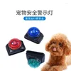 Dog Tag Waterproof Pet LED Collar Night Safety Cat Guide Lights Glowing Pendant Necklace Luminous Bright