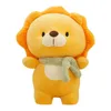 Animaux en peluche en peluche 25 cm animaux en peluche mignon en peluche en peluche douce toys lion cochon hippo dinosaure mouton somnifère bébé gamin enfants