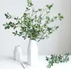 Decoratieve bloemen herbruikbare luxe lange tak nepbloem thuiskantoor planten kunstmatige takken decor ficus boom