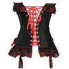 Женские формы Susola S-6xl Steampunk Sexy Corset Dress Bownots костер Бурлеск бурлеск