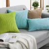 Cuscino 1pcs a colore solido vellutoy cuscino di divano decorativo di divano cuscino copertura 40x40cm 45x45cm 30x50 cm Coperchio cuscino