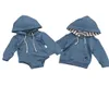 Baby Clothes Autumn Baby Boys Brother Hoodie Sweatshirt Hooded Tops Romper Jumpsuit Clothes Family Matching Outfits210U2020059