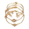 Beaded Delysia King Fashion personalized leaf opening Bracelet