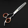Hår sax Professional Japan 440C 6 tum hår sax Set Cutting Barber Makas Haircut Scissor Thinning Shears Hairdressing Scissors13124626 Q240425