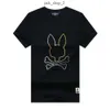 قمصان أرنب نفسية للرجال جديد زائد الحجم رجال T Shirt الصيفية الموضة النفسية أرنب البولو طباعة الأكمام قصيرة الأكمام العلامة التجارية Top 3xlubhi 8 802