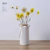 Vase Ceramic Vase European Style Dining Table Hydroponics白い装飾品リビングルームフラワーアレンジメント星ホームデコレーション