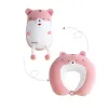 Oreiller 18 espèces mignonnes animales en peluche u forme de cou oreiller