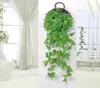 artificial plant wall Artificial Fake Hanging Vine Plant Leaves Foliage Flower Garland Home Garden Wall Hanging Decoration IVY Vin6141844