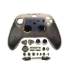 Fälle Löschen schwarzer Voll -Set -Gehäuse Hülle für die Xbox -Serie S Xbox Serie X X/S Controller Schienenplattenabdeckung Ersatz mit Tasten