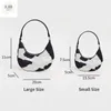 Sac Fashion Cow motif de vache Half Moon Women Sacs Sacs Designer Hands Sacs Luxury Pu Leather Messenger Lady Small Gurses 2024 Mini