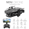 Drones lsmini drone 4k Profesinal 1080p hd caméra wifi fpv altitude de pression d'air maintien du quadcoptère pliable