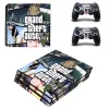 Autocollants Grand Theft Auto GTA 5 PS4 Pro autocollants Play Station 4 Sticker Sticker Sticker pour Playstation 4 PS4 Pro Console Controller Skins