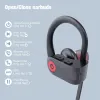 Cuffie cuffie bluetooth cuffie auricolari sportivi wireless con volume MIC HD Remoto Control IPX7 Aurnosca