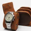 Caisses Boîte de montre Hommes et femmes Multifinection 2 Grids Rangement en cuir et emballages Boîtes de montres de poignet de haute qualité Uthai U08