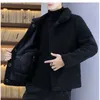 Jackets masculinos 2024 Autumn e Winter Coat Plush espessou a moda elegante fit.