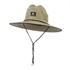 1PC2PCS Women Lifeguard Hat Straw Summer Beach Sun Outdoor Bohemia Lady Fashion Fedora Panama 240423