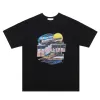 RHUDEシャツデザイナーTシャツメンズシャツ