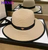 Hats Sun Hats Small Bee Słomka Europejska i amerykańska retro złoto spleciony kapelusz Kobieta luźna krem ​​przeciwsłoneczny płaska czapka Hats8772192