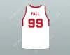 Custom qualquer nome Número Juventude/Crianças Tacko Fall 99 Maine White Basketball Jersey 2 Top Stitched S-6xl